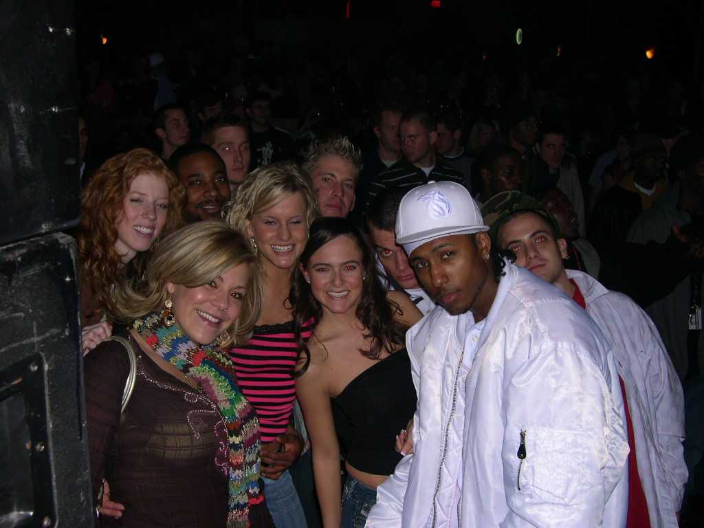 This is what the camera saw that night... what a PARTY!